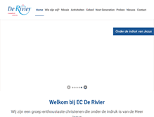 Tablet Screenshot of ecderivier.nl